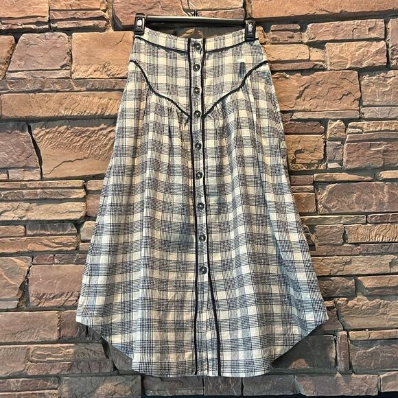 NWT Mother Out Skirts Plaid Skirt - Picture 3 of 6